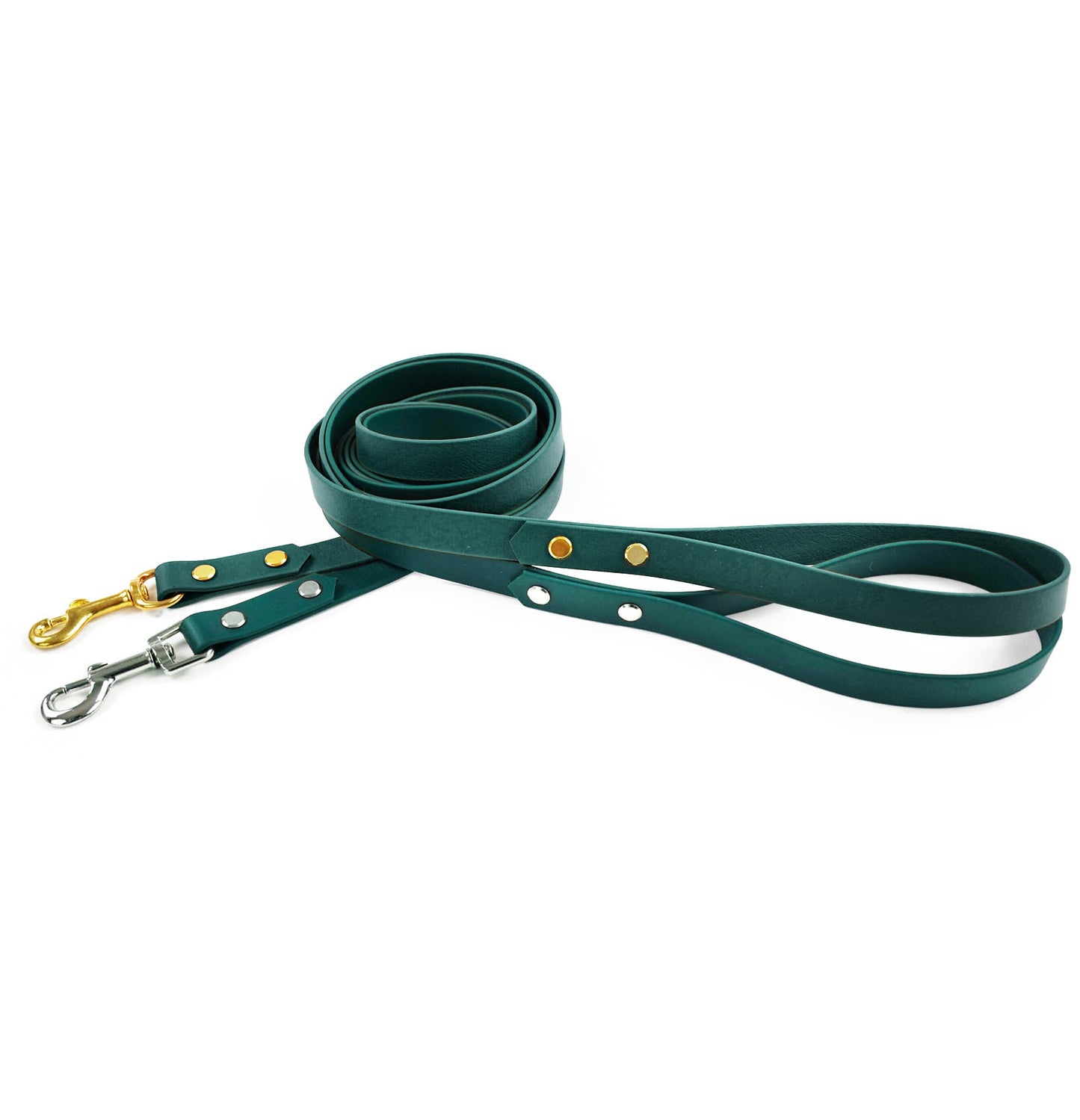 Handtillverkat Koppel i Biothane ® - Grön