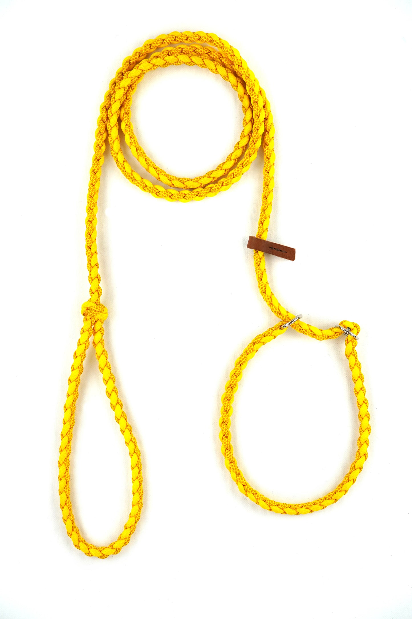 Flätat Retriverkoppel i Paracord