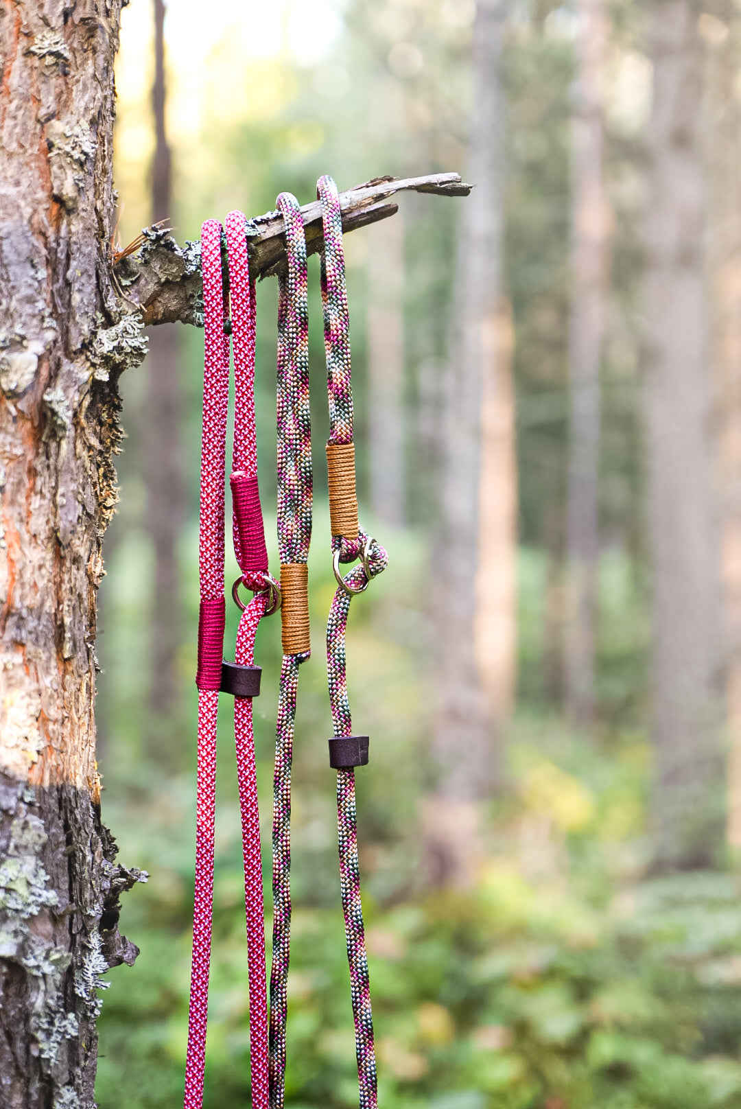 Retriverkoppel med två stopp - 8mm