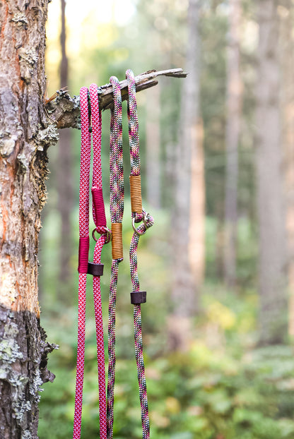 Retriverkoppel med två stopp - 8mm