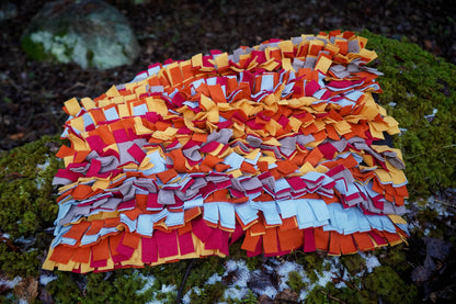 Snuffelmatta 50×60 cm – aktiveringsmatta i fleece