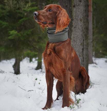 Skräddarsydd snood för hund – softshell & fleece