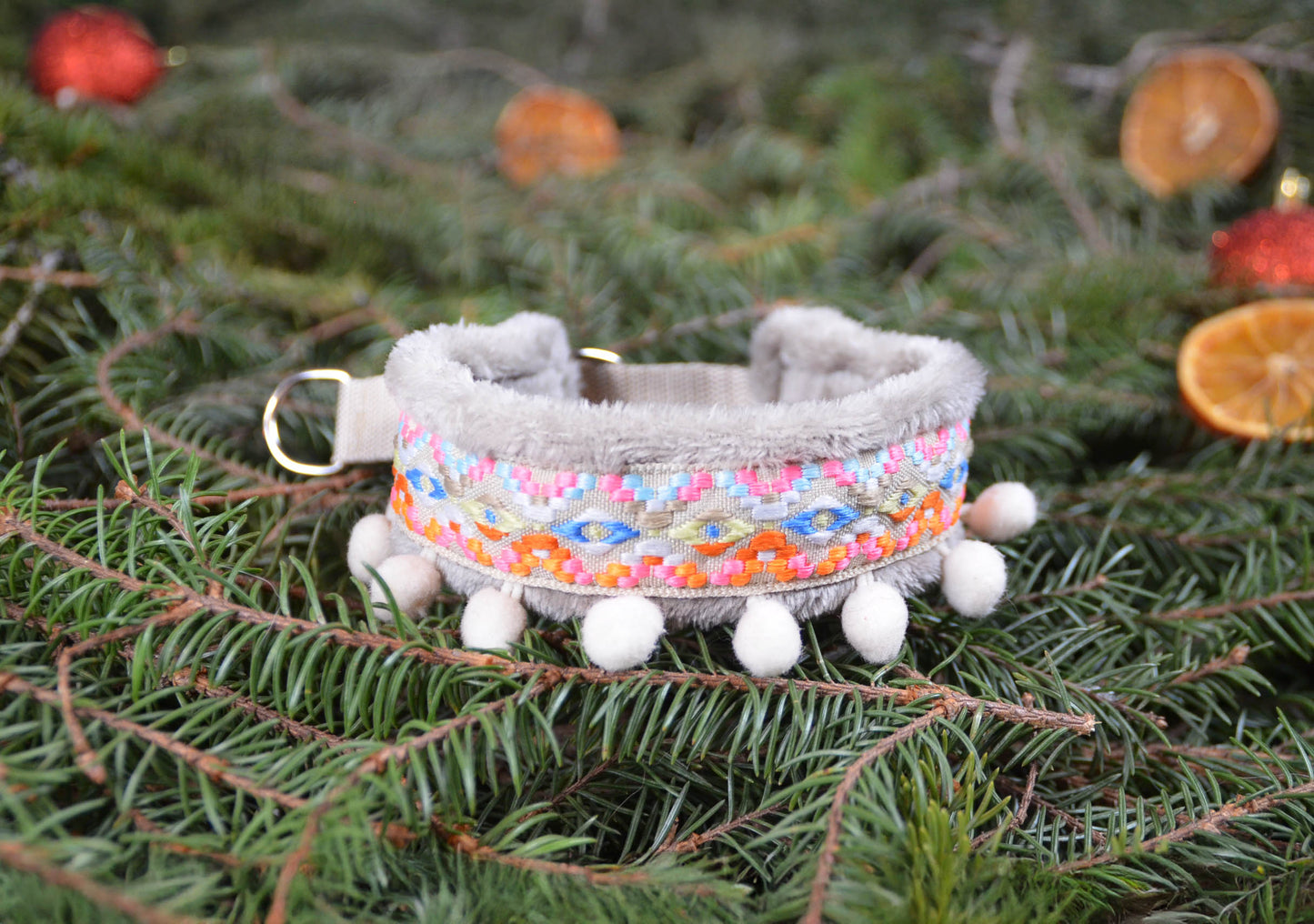 Mönstrat Halsband - Halvstryp