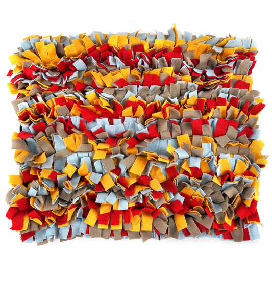 Snuffelmatta 50×60 cm – aktiveringsmatta i fleece